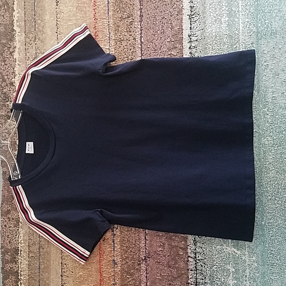 Aritzia Tops - TNA Cotton Navy Tee Medium